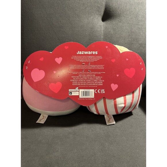 Squishmallows Arnel the Popcorn & Poodle the Soda Can Valentine's Plush Duo 8” - Picture 3 of 8